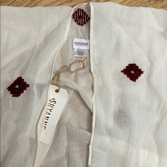 Shyanne Tops - Shyanne Burgandy/Cream Kimono One Size